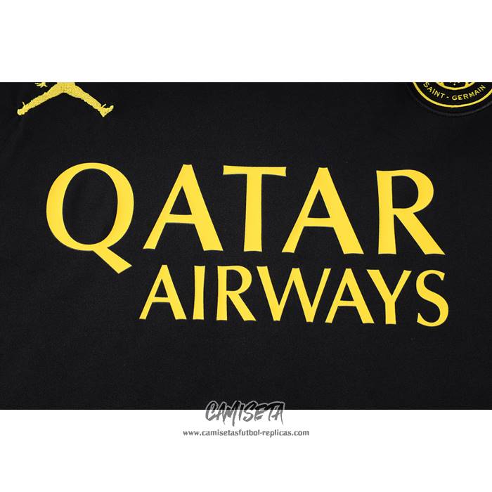 Camiseta de Entrenamiento Paris Saint-Germain Jordan 2023-2024 Sin Mangas Negro